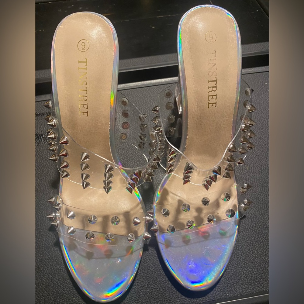 Tinstree chunky thick heels size 9